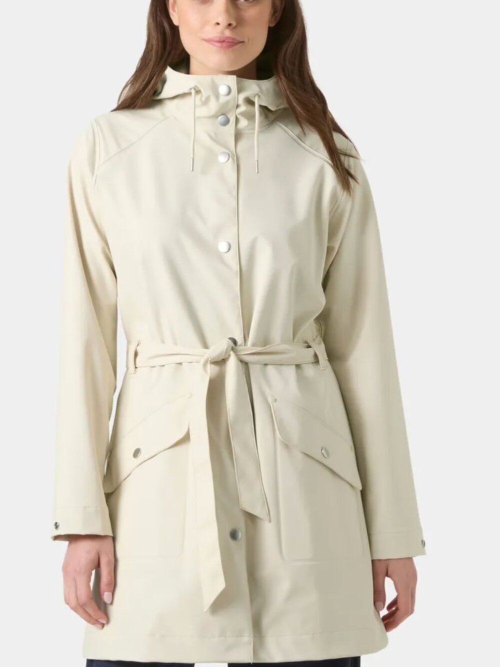 Helly Hansen Women's Kirkwall II Raincoat Cream Size XS/TP
